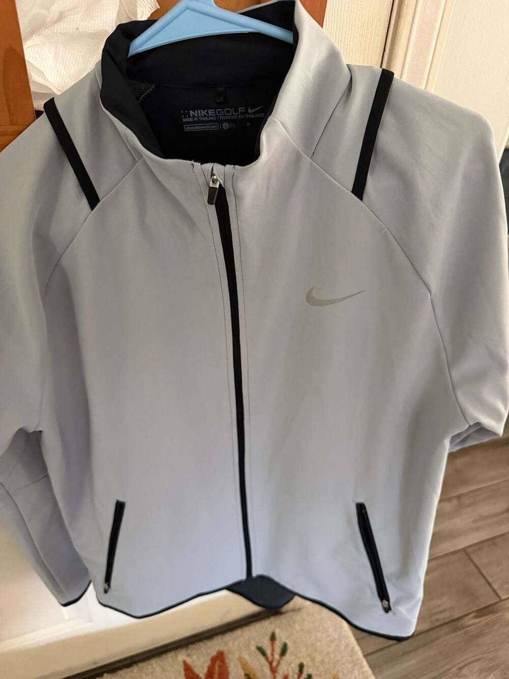 Nike Golf Full Zip Jacket Size L Gray